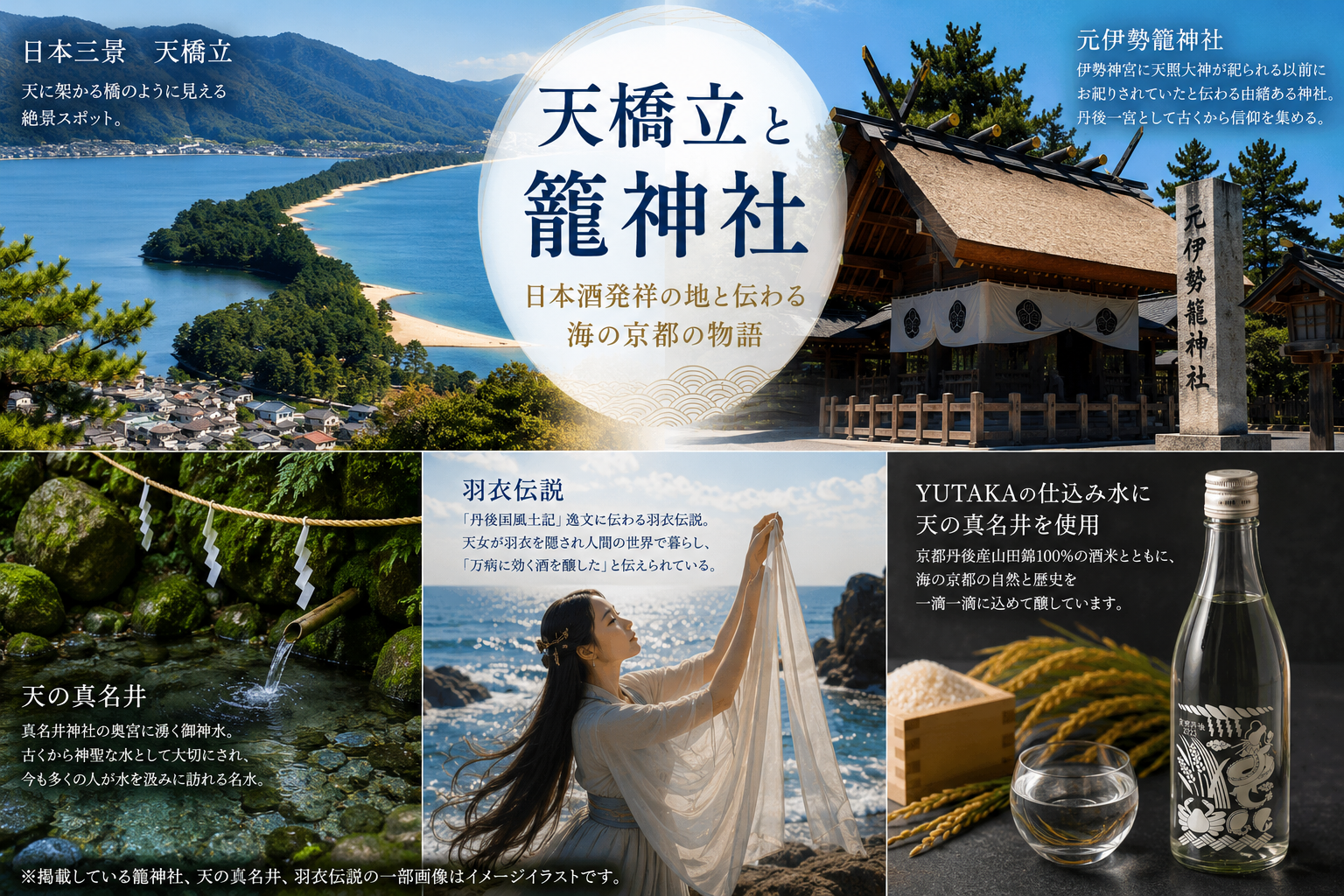 🌲 天橋立と籠神社  🍶 日本酒発祥の地のひとつと伝わる海の京都の物語